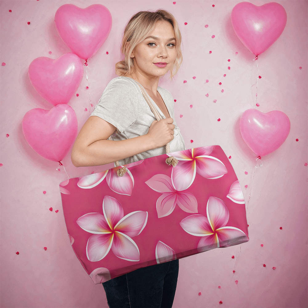 Whimsical Pink Weekender Tote Bag