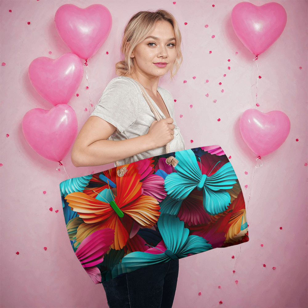 Butterfly Bliss Weekender Tote Bag