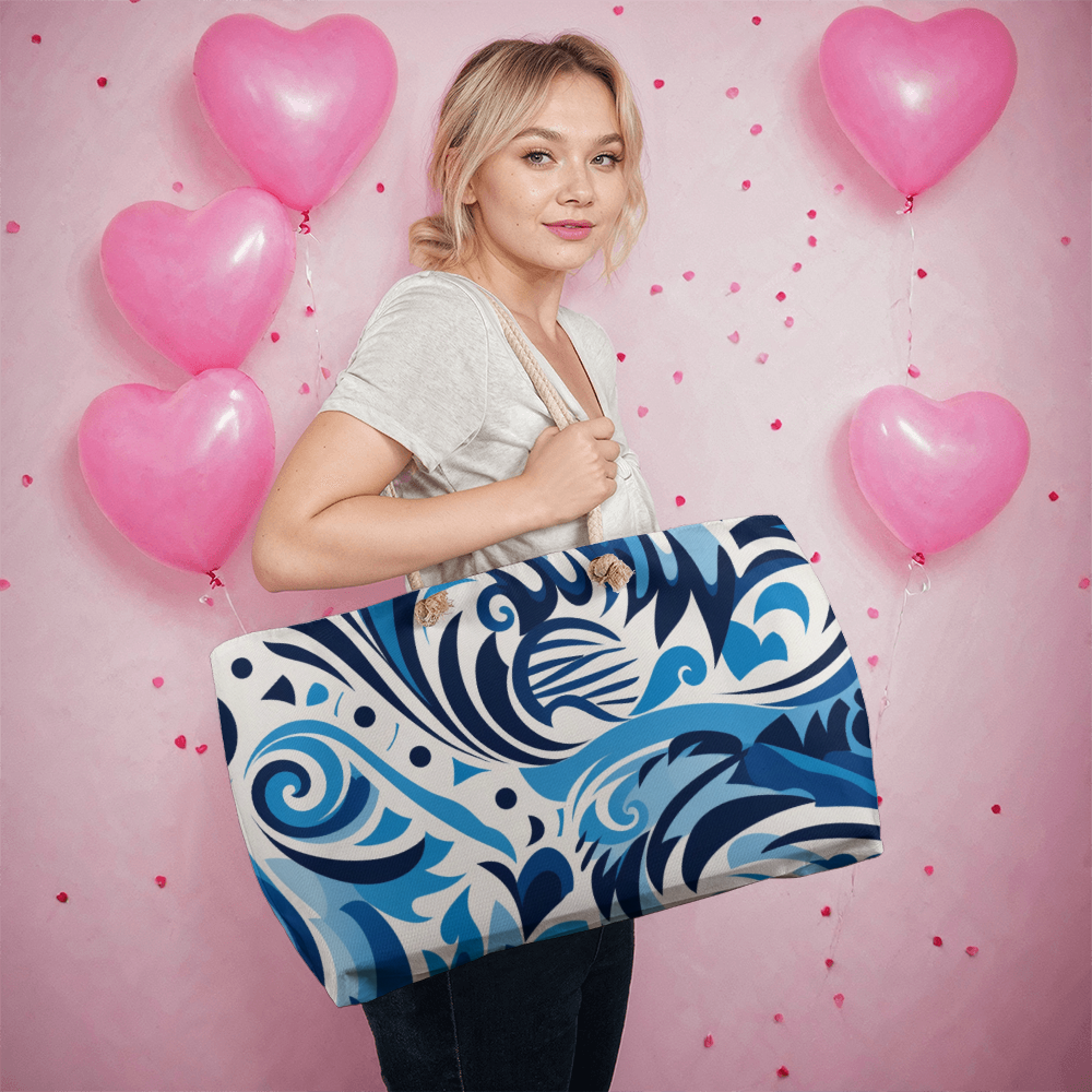 Whimsical Wave Weekender Tote Bag