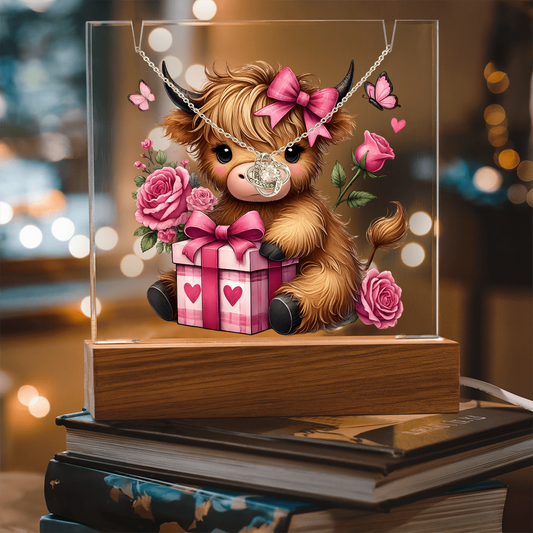 Be mine, Moo Bundle with Love Knot Necklace