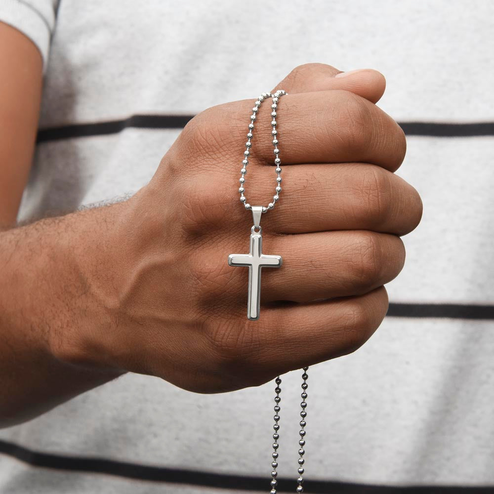 Unisex Artisan Cross Necklace