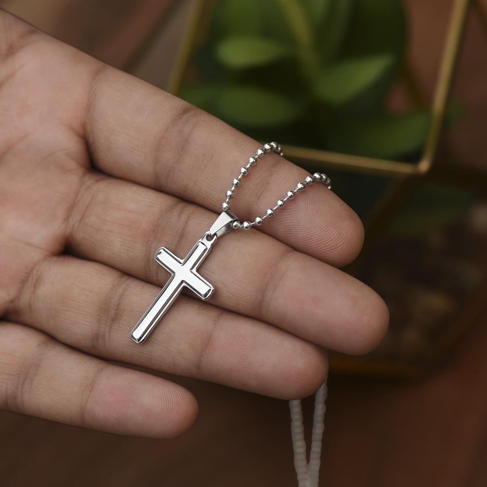 Unisex Artisan Cross Necklace