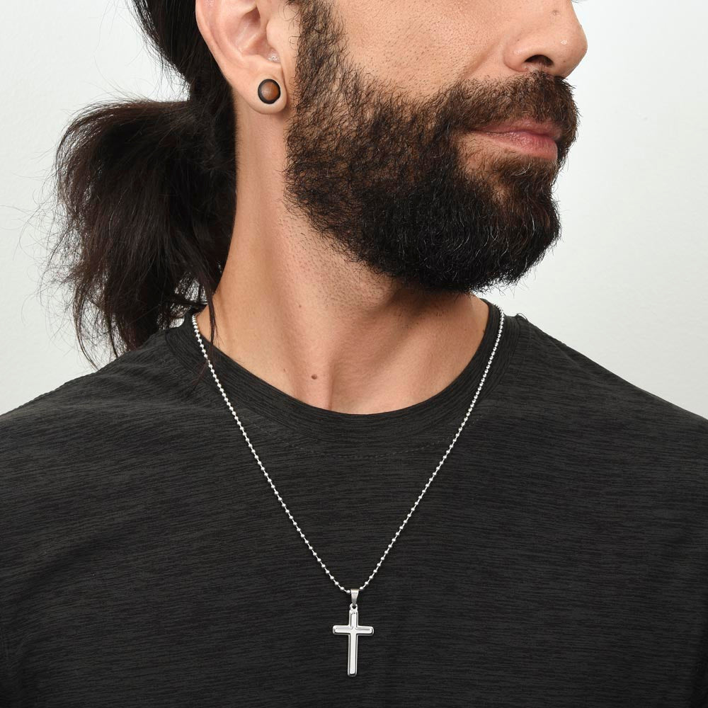Unisex Artisan Cross Necklace