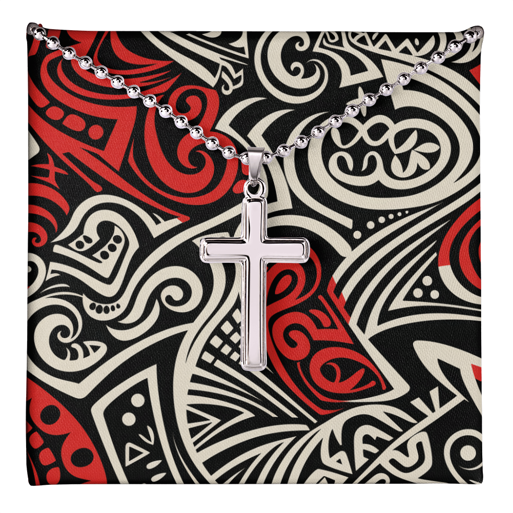 Unisex Artisan Cross Necklace