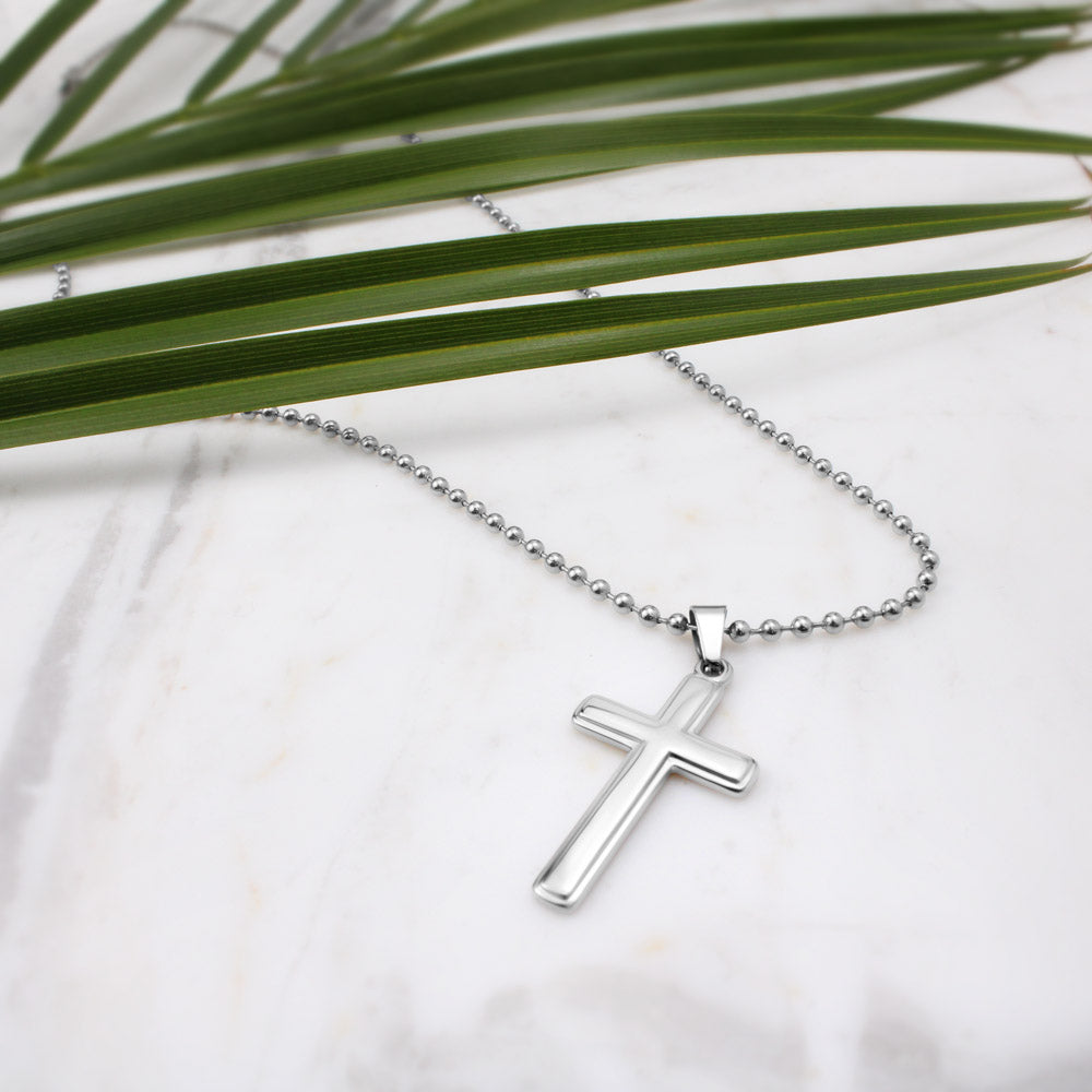 Unisex Artisan Cross Necklace