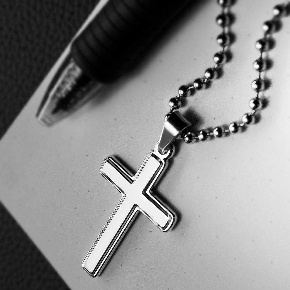 Unisex Artisan Cross Necklace