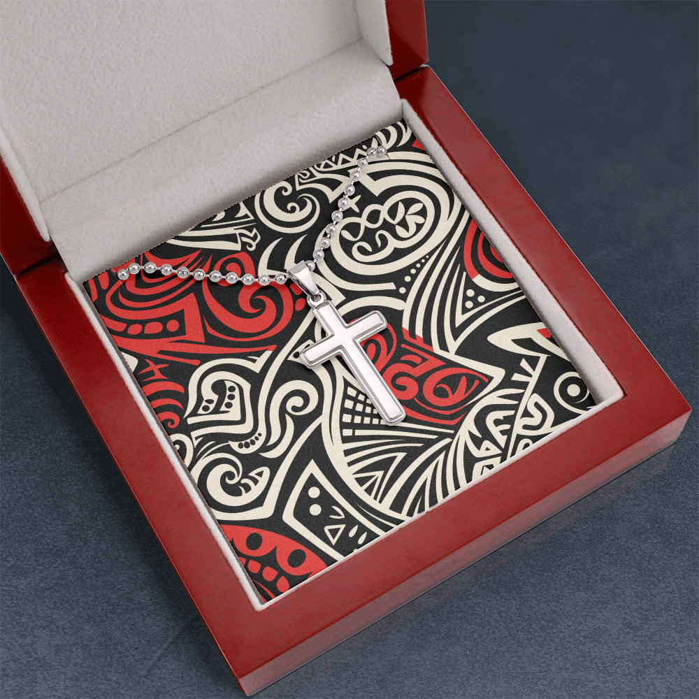 Unisex Artisan Cross Necklace