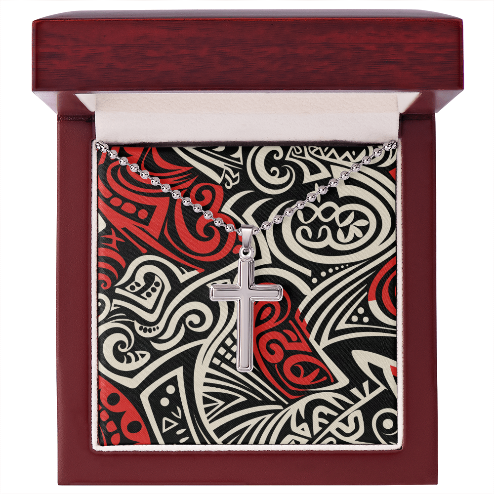 Unisex Artisan Cross Necklace