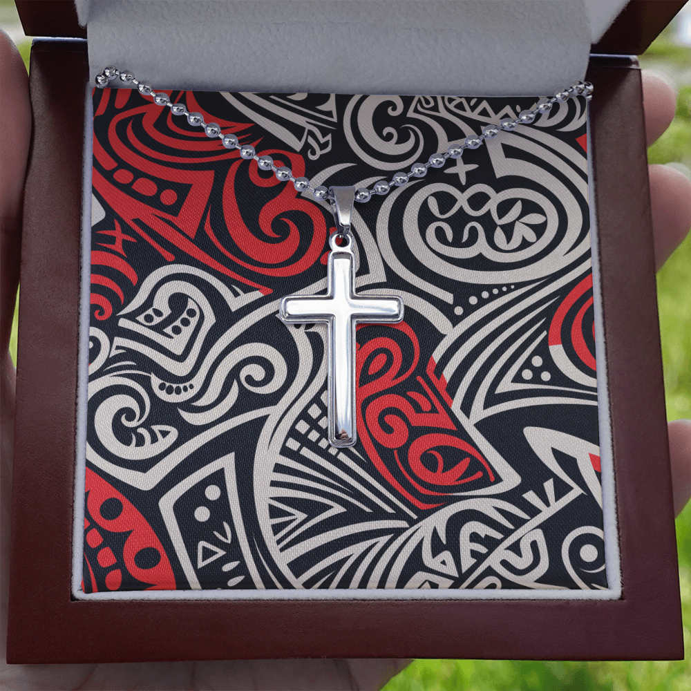 Unisex Artisan Cross Necklace