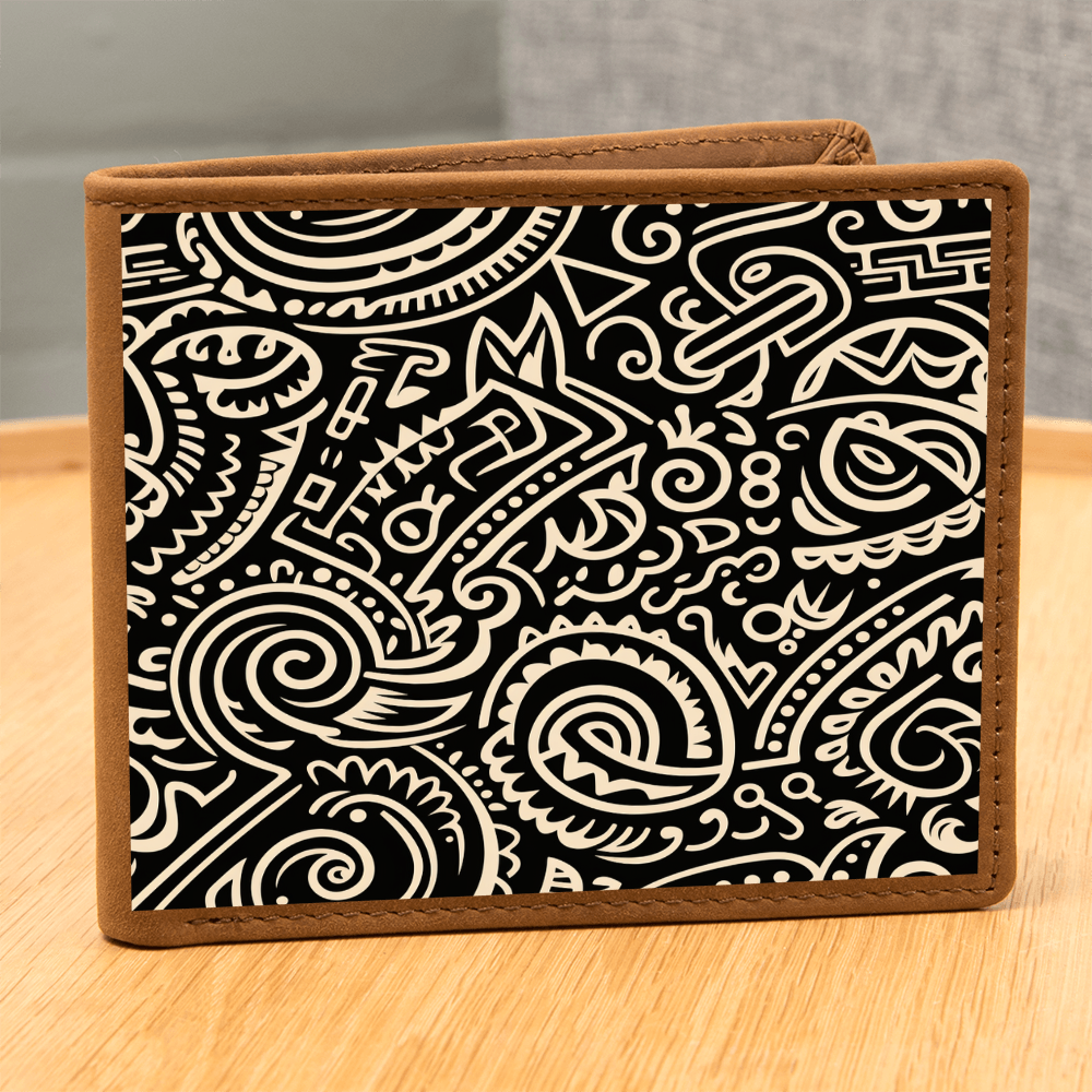 Unisex Island Motif Unisex Wallet