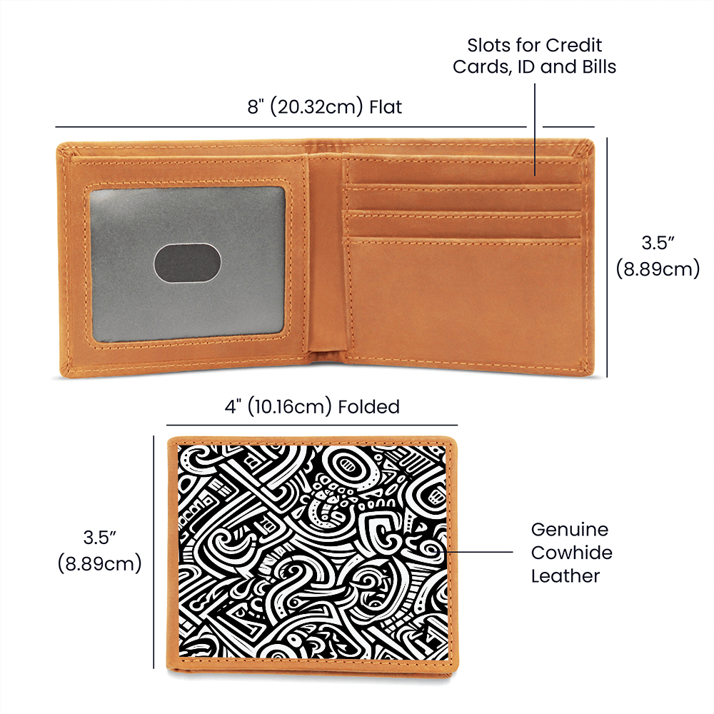 Unisex Tribal Print Wallet