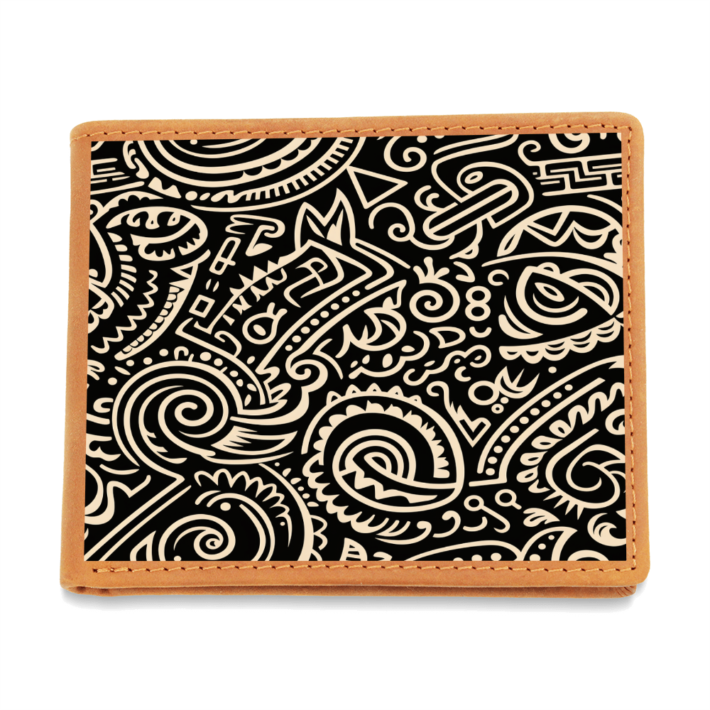 Unisex Island Motif Unisex Wallet