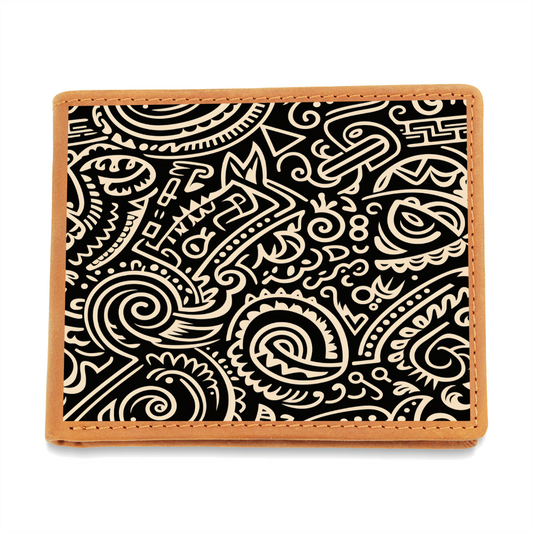 Unisex Island Motif Unisex Wallet