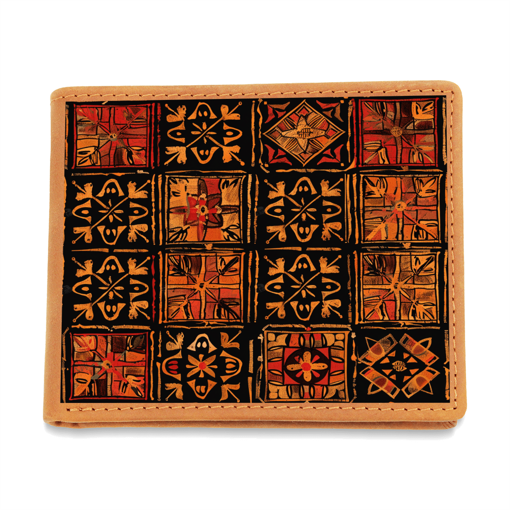 Unisex Island Inspired Print Wallet