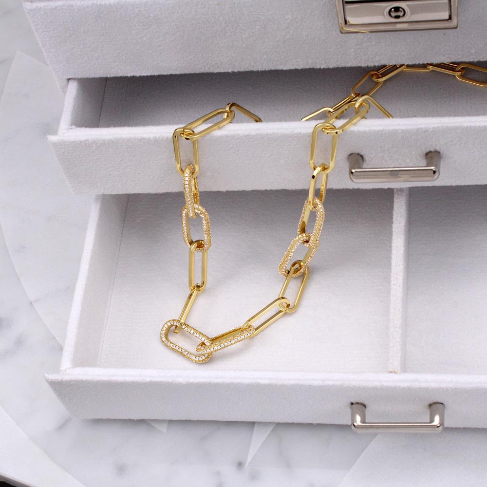 Paperclip Chain Necklace