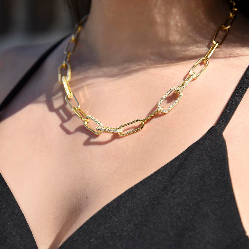 Paperclip Chain Necklace