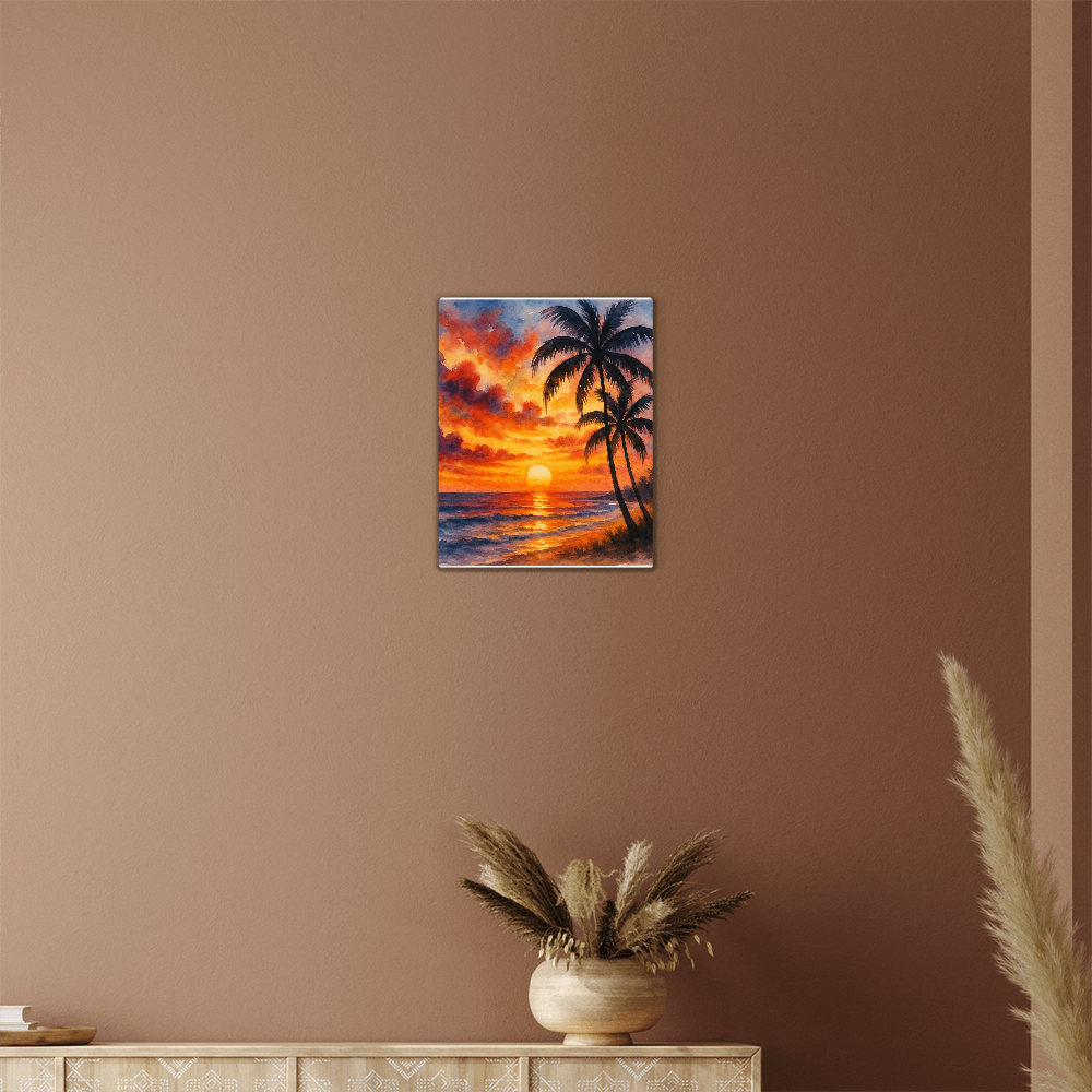 Blazing Sunset Art Print