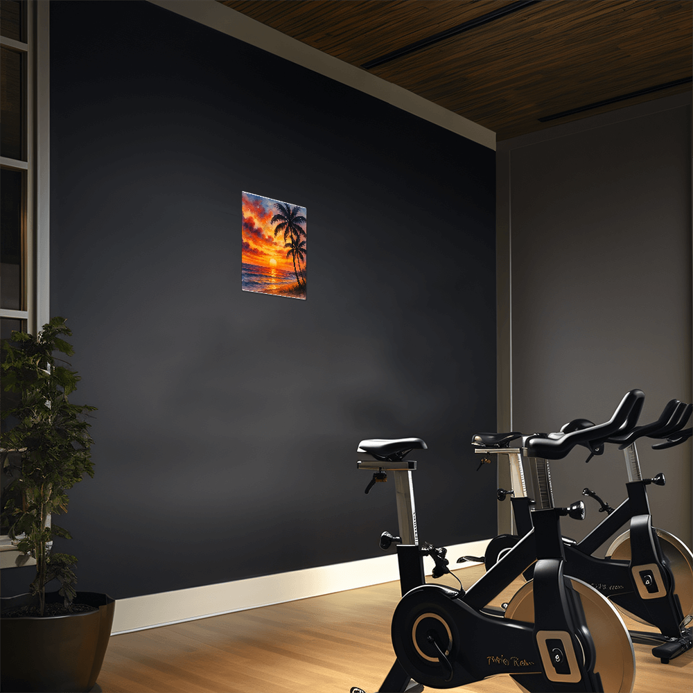 Blazing Sunset Art Print