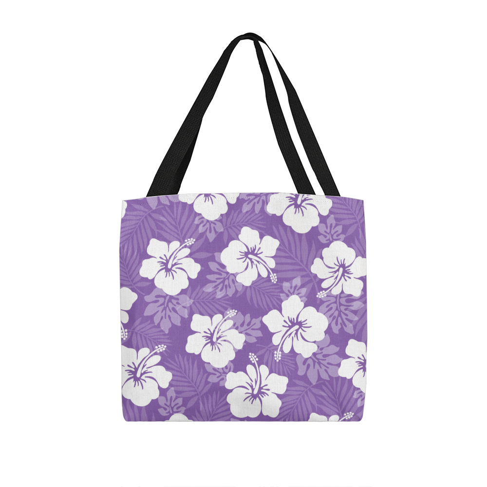 Purple Hibiscus Tote Bag