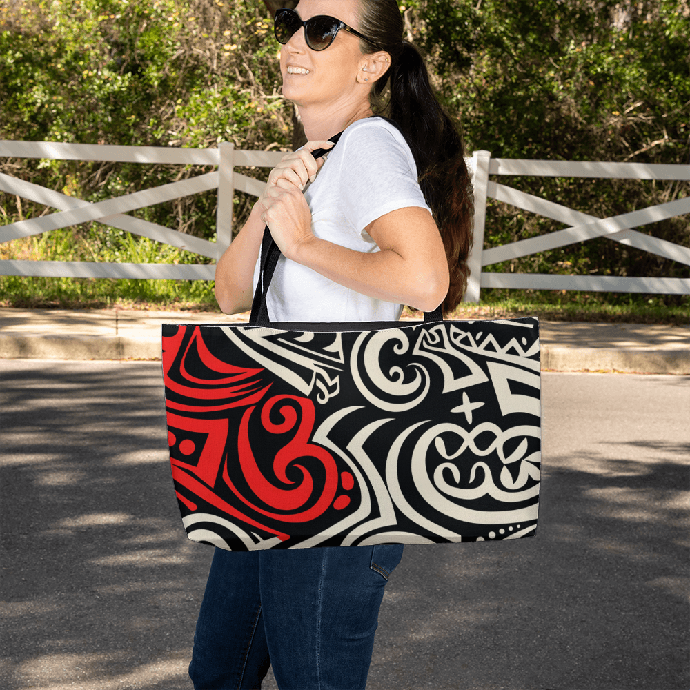 Vivid Voyage Weekender Tote Bag