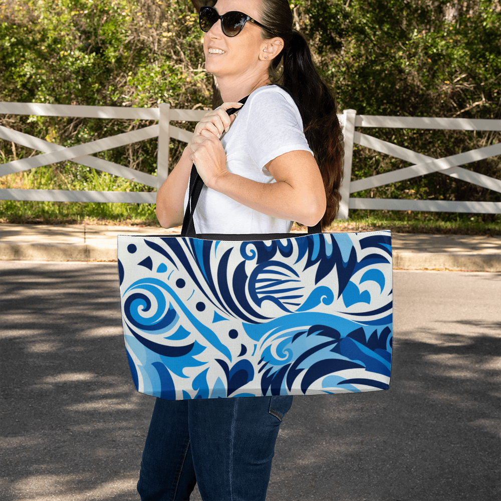 Whimsical Wave Weekender Tote Bag