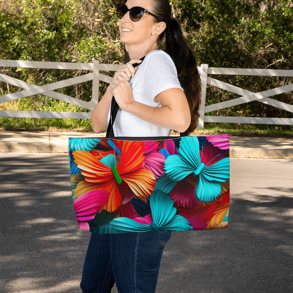 Butterfly Bliss Weekender Tote Bag