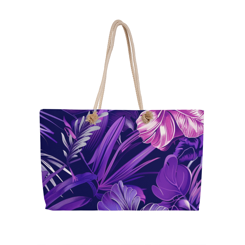 Purple Fantasy Weekender Tote Bag
