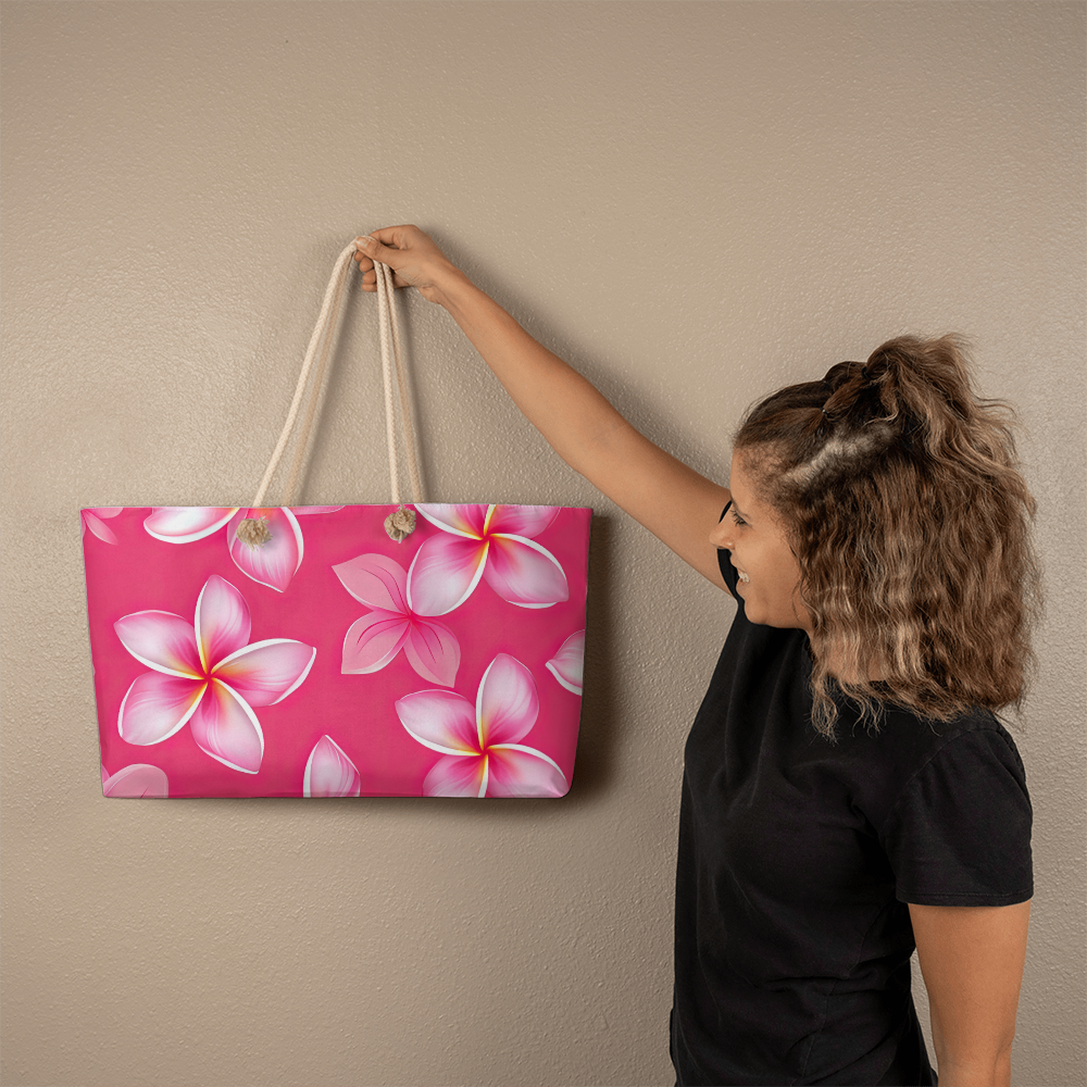 Whimsical Pink Weekender Tote Bag
