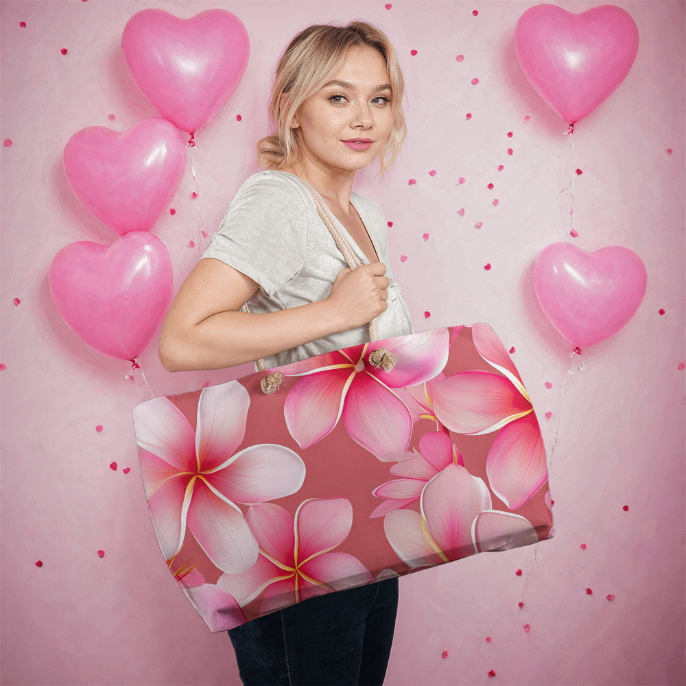 Blush Pink Weekender Tote Bag