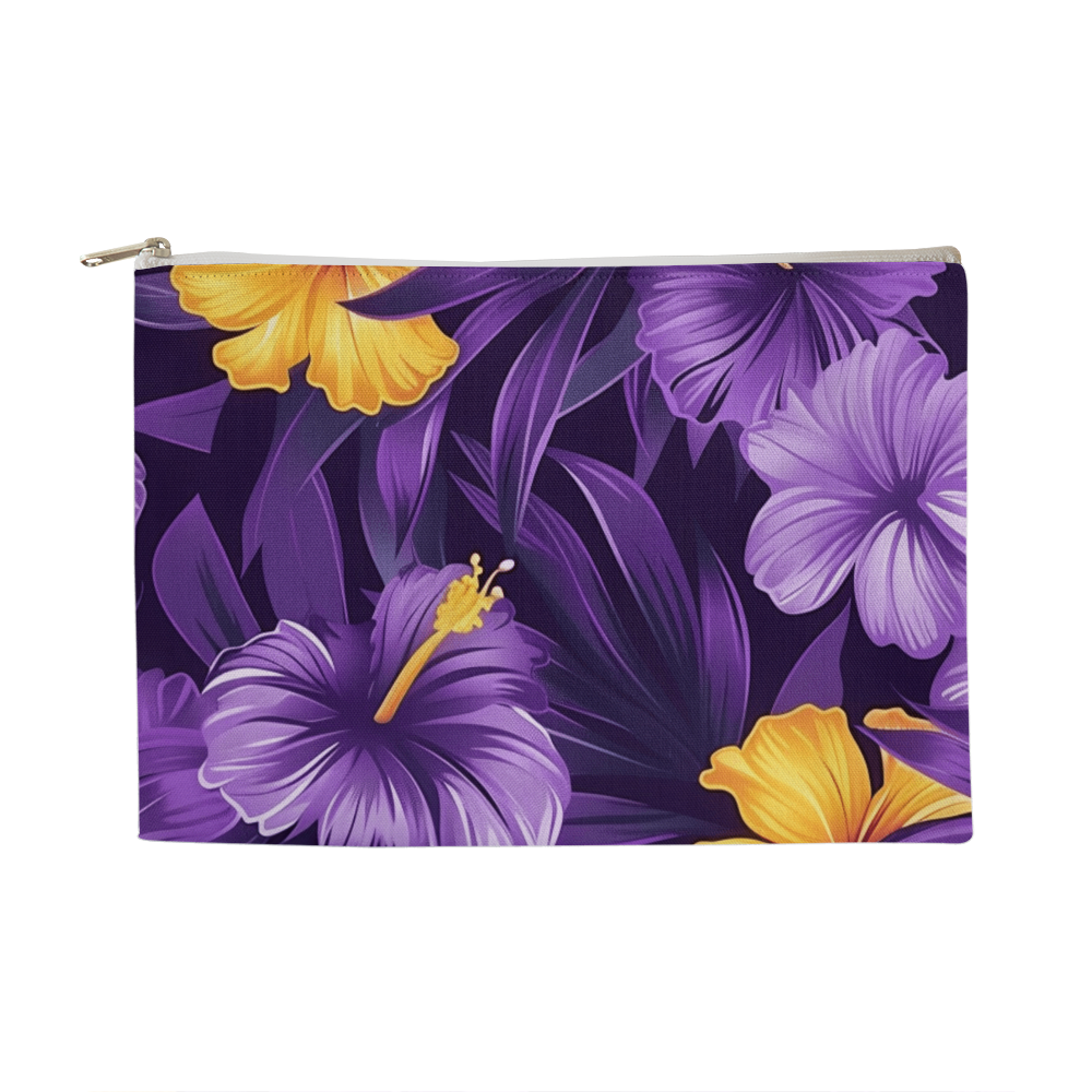 Purple Bloom Large Versatile Bag