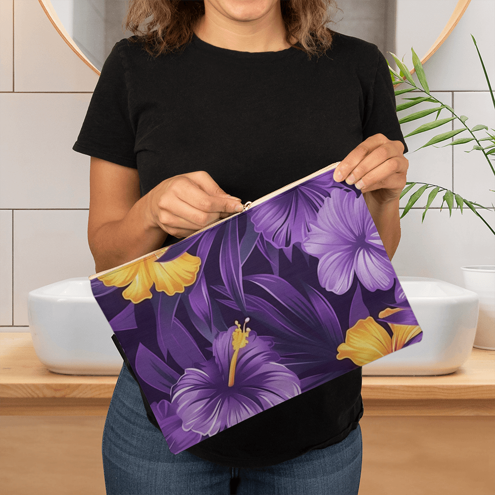 Purple Bloom Large Versatile Bag