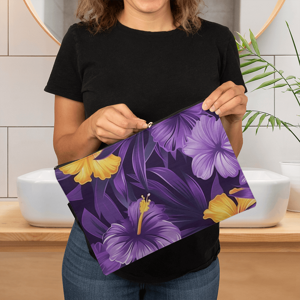 Purple Bloom Large Versatile Bag