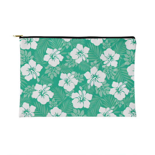 Green Hibiscus Small Versatile Bag
