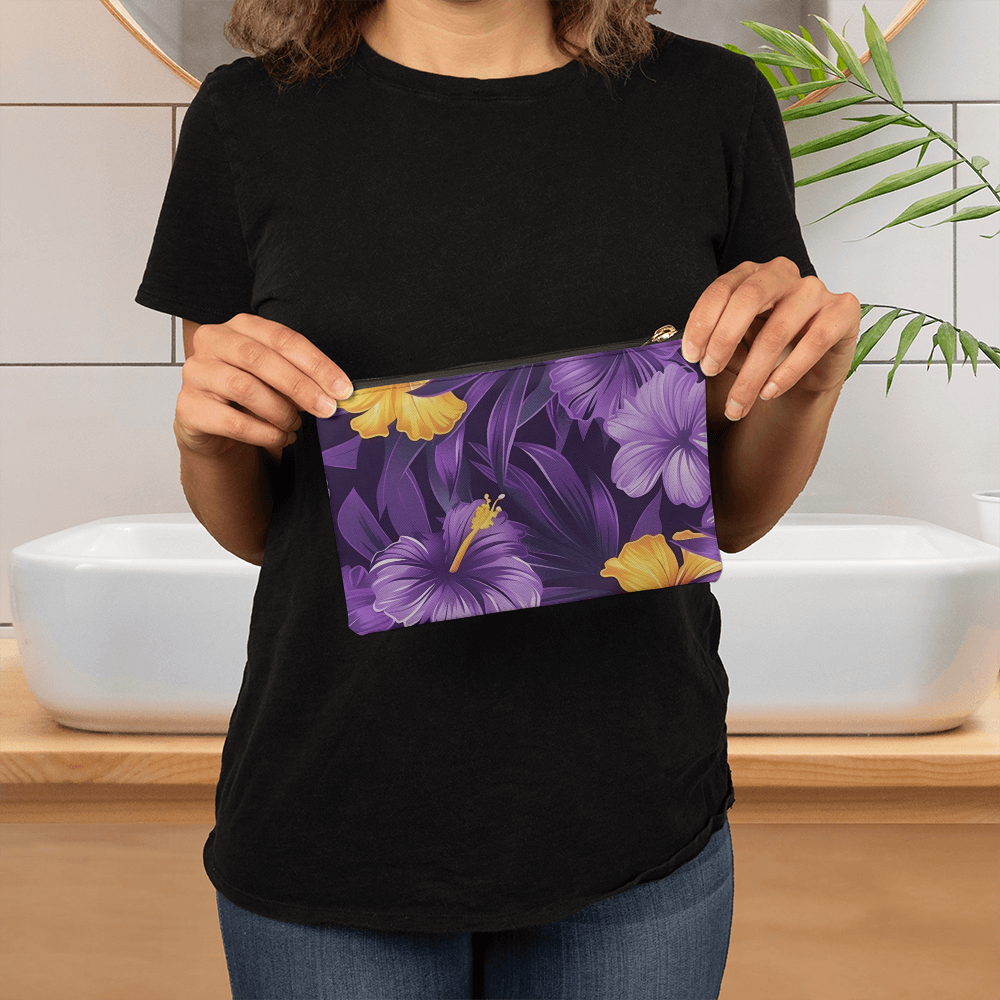 Purple Bloom Small Versatile Bag