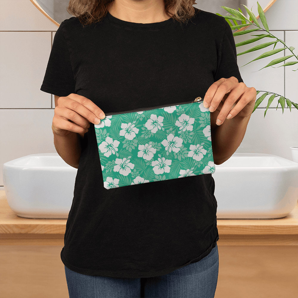 Green Hibiscus Small Versatile Bag