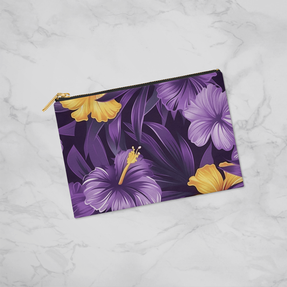 Purple Bloom Small Versatile Bag