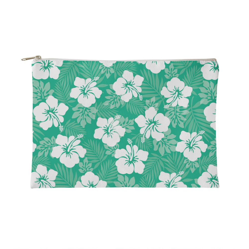 Green Hibiscus Small Versatile Bag