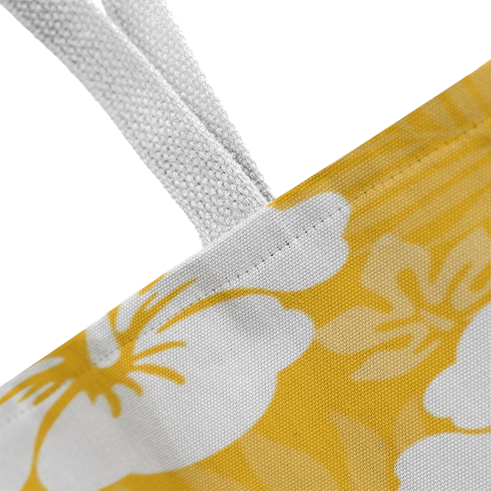 Golden Hibiscus Tote Bag