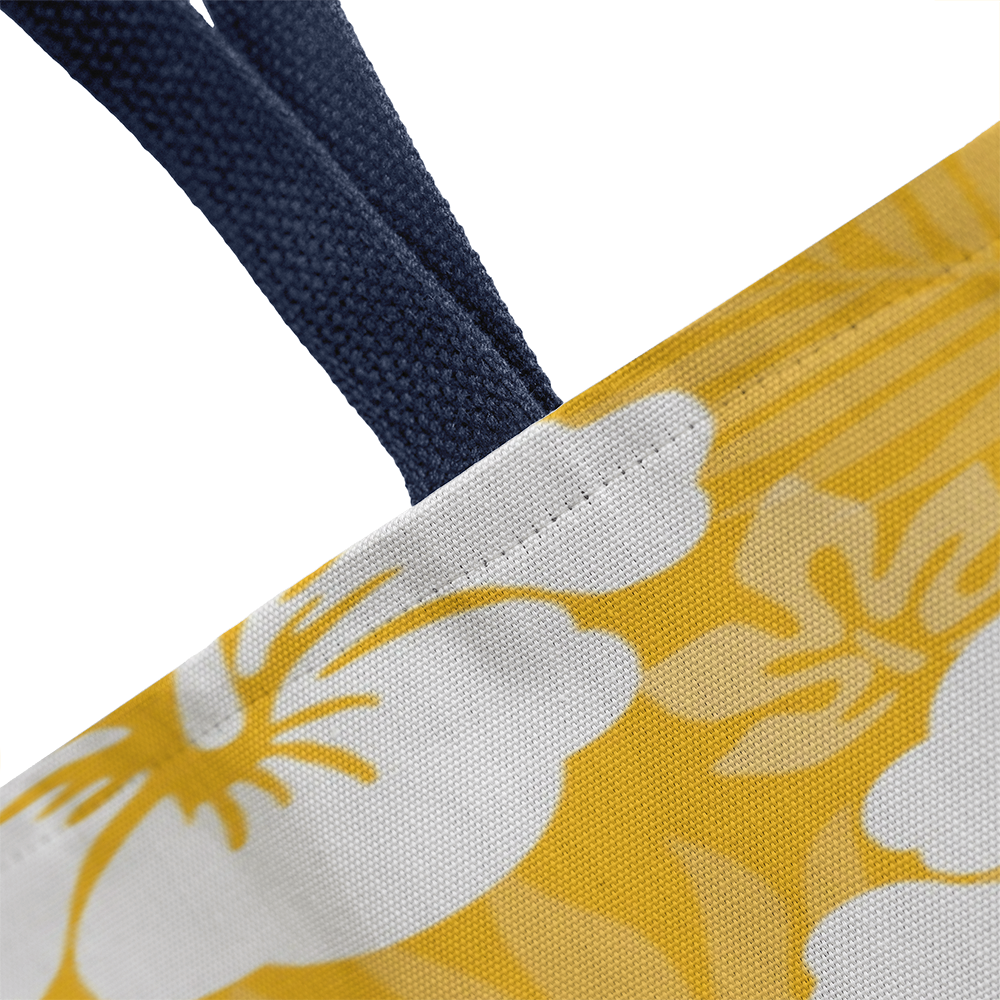 Golden Hibiscus Tote Bag