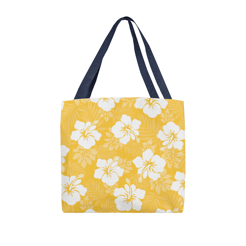Golden Hibiscus Tote Bag