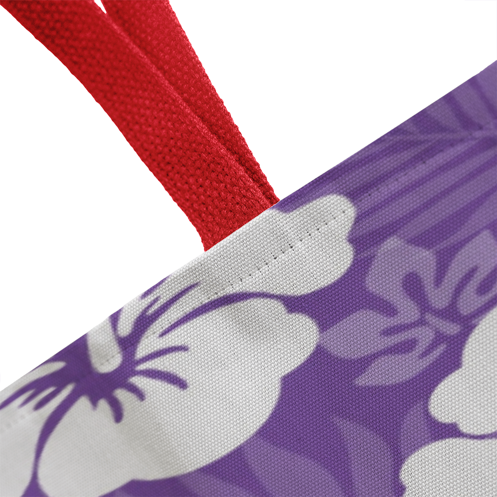 Purple Hibiscus Tote Bag